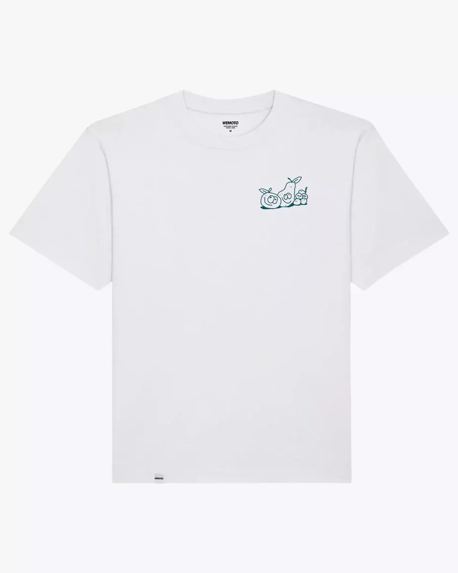 Wemoto White Organic Mind T-Shirt Herren weiss
